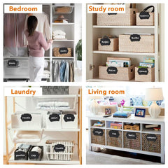 20pcs Set Basket Labels Clip Removable Labels For Storage Bin