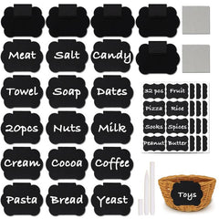 20pcs Set Basket Labels Clip Removable Labels For Storage Bin