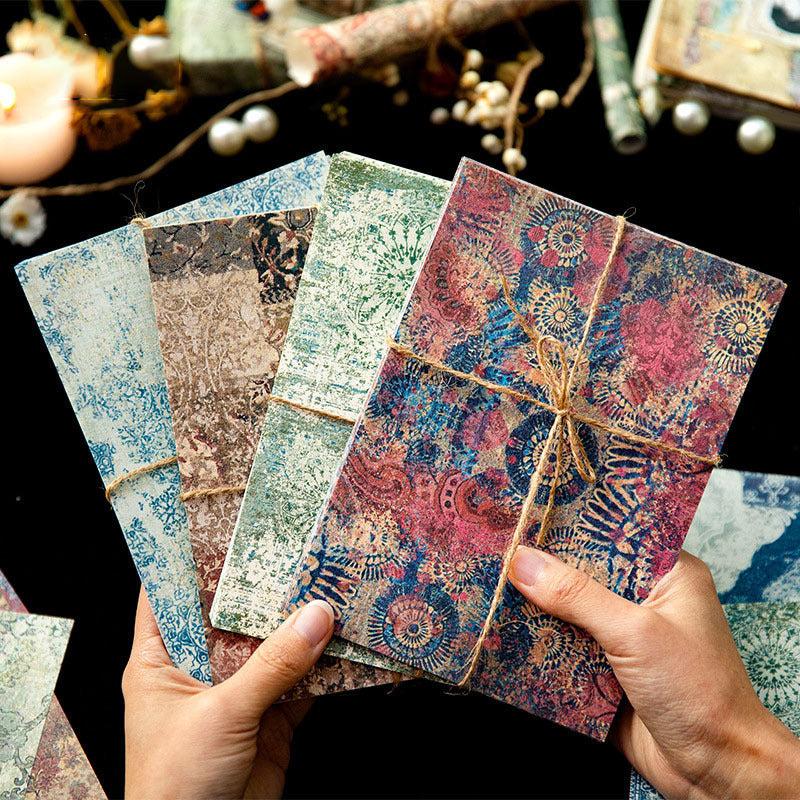 20pcs Vintage Floral Pattern Craft Paper DIY Photo Album Card Making