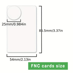 30PCS NTAG215 NFC Coins Tags PVC Cards