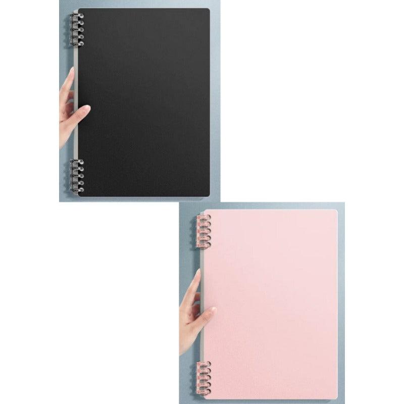 Stone Paper Notebook Cover 60 Sheets 2 Pack Minimalist Coil Notebook
