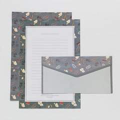 Stationery Writing Paper & Envelopes Set, 6 Letters & 3 Envelopes