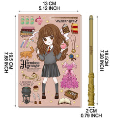Hermione Granger Journal 100 Pages With Wand Pen For Muggles, Witches & Wizards