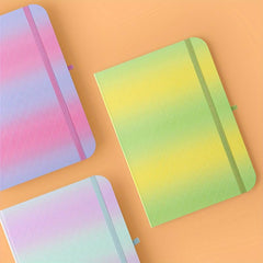 Rainbow Notebook A5 A6 A7 Fish Scales Embossed 82 Sheets Thick Lined Papers