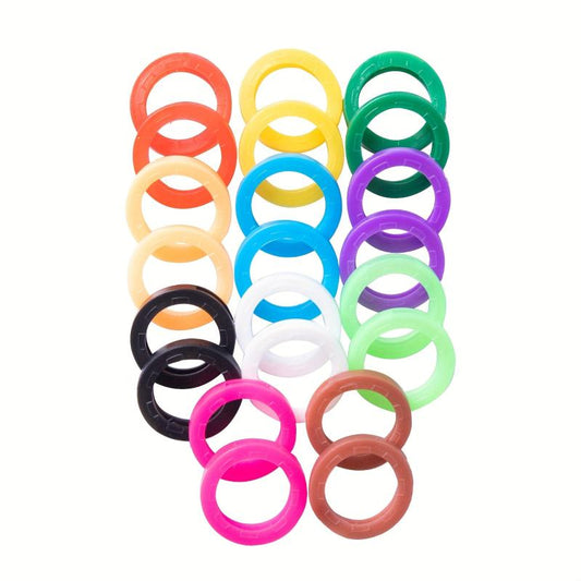 10pcs Key Caps Covers Tags, Easy Coding System, 8 Colors