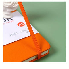 A5 Notebook Business Notepad with Elastic Strap - Summer Scratch Paper