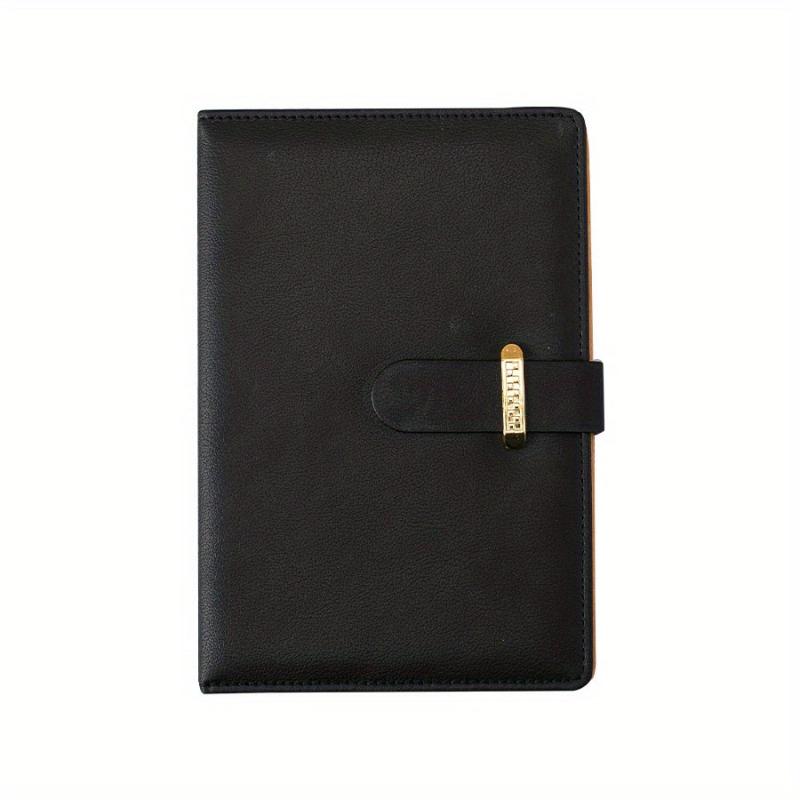 ZMHQLPDZ A5 Leather Lined Diary Notebook Classic Hardcover Business
