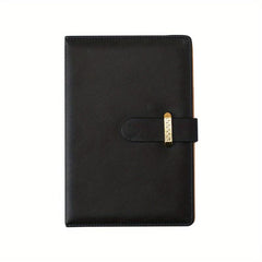 ZMHQLPDZ A5 Leather Lined Diary Notebook Classic Hardcover Business
