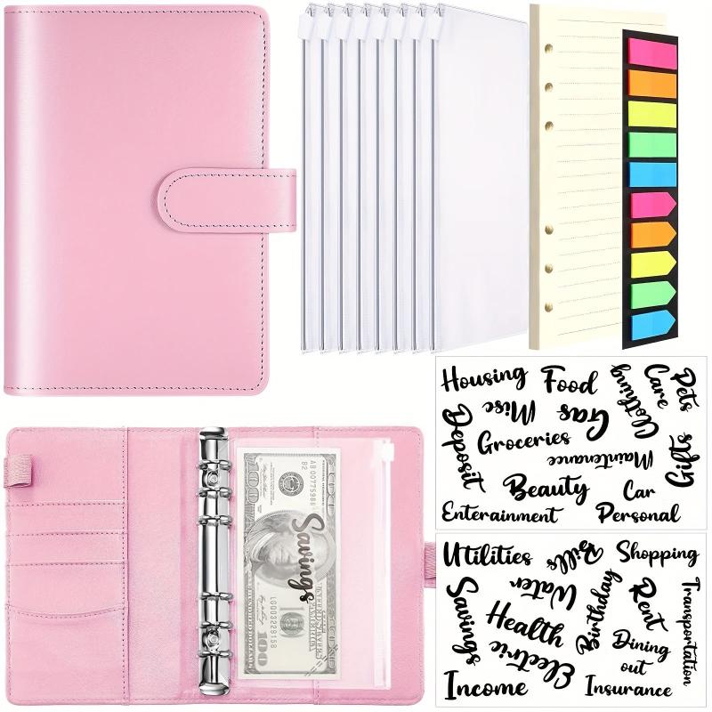 A6 Loose leaf Book Macaron Hand Account Book Cash Budget 6 Holes