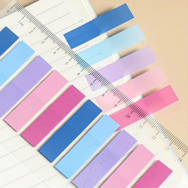 PET Sticky Notes Index Stickers 10 Sets 200 Sheets Labels 1pc