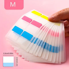 120pcs Adhesive Index Labels for Bookmark, Writable & Repositionable Stickers
