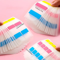 120pcs Adhesive Index Labels for Bookmark, Writable & Repositionable Stickers