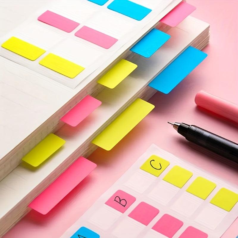 120pcs Adhesive Index Labels for Bookmark, Writable & Repositionable Stickers