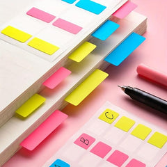 120pcs Adhesive Index Labels for Bookmark, Writable & Repositionable Stickers