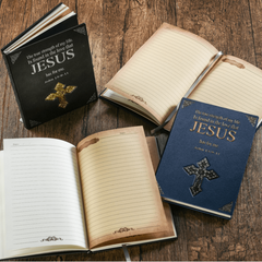 A5 Cross Notebook Vintage Leather Bible Book Notepad Diary Halloween Gift