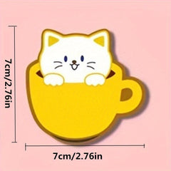 Cat Sticky Notes Colorful Memo Pad Reusable & Portable