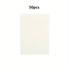 50 Transparent Paper Stickers Memo Pad Bookmark Pen Memo Stickers