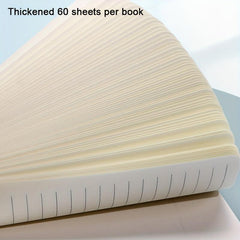 4pcs A5 Spiral Notebook Sea Wave Pattern 240 Sheets
