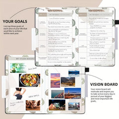 Planner Efficiency Handbook Weekly Monthly Schedule Strap Stickers