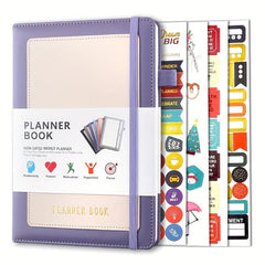 Planner Efficiency Handbook Weekly Monthly Schedule Strap Stickers