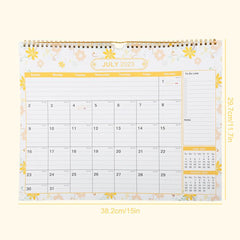 18-Month Wall Calendar Jul-Dec Binding Planner Desktop Calendar