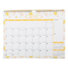 18-Month Wall Calendar Jul-Dec Binding Planner Desktop Calendar