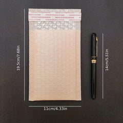 5pcs Pink Small Shockproof Bubble Mailing Bag