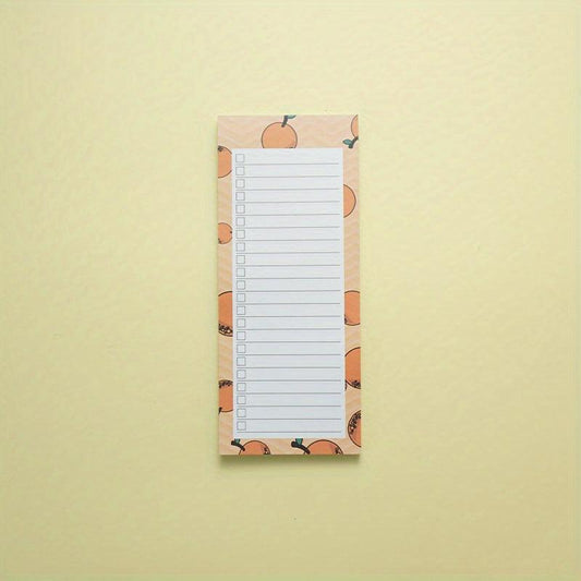 50 Colorful Fruit Magnetic Notepads for Lists & Reminders
