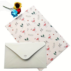 Flamingo Writing Paper & Envelopes Set for Letters