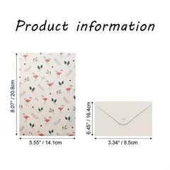 Flamingo Writing Paper & Envelopes Set for Letters