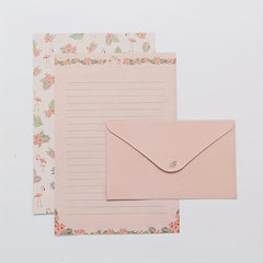Flamingo Writing Paper & Envelopes Set for Letters