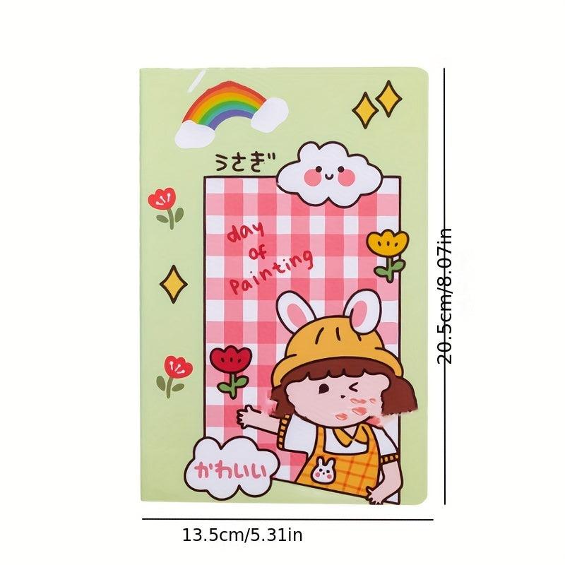 A5 Car Line Notebook 60 Pages Student Learning Office Stationery