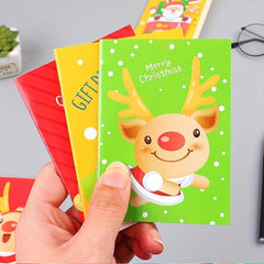 10pcs Christmas Gift Notebook Cartoon Small Student Subject Notebook