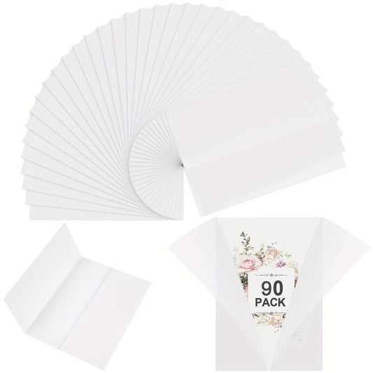 90pcs Vellum Jackets 5x7 Invitations Translucent Paper Envelope Liners
