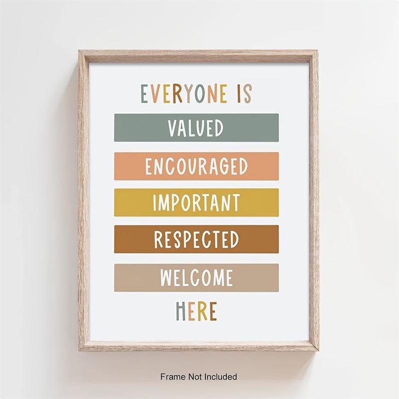 Boho Classroom Decor 8x10in Poster Digital Print