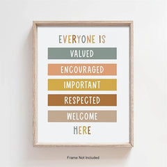 Boho Classroom Decor 8x10in Poster Digital Print