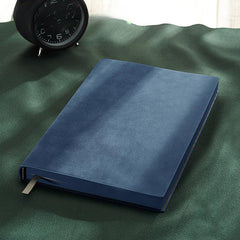 Vintage Sheepskin Business Meeting Notebook - Hardcover Work Notepad