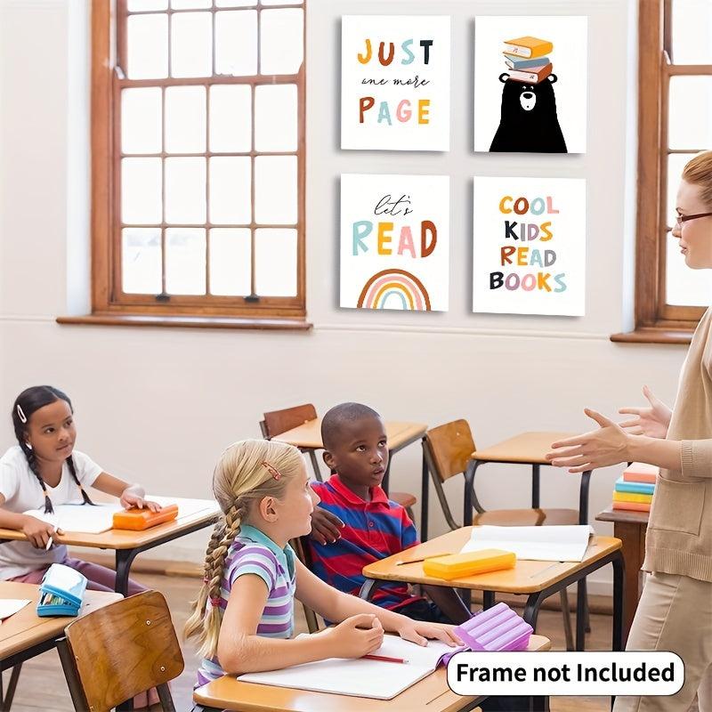 4 Bear Reader Artwork Students - Brighten Your Classroom!