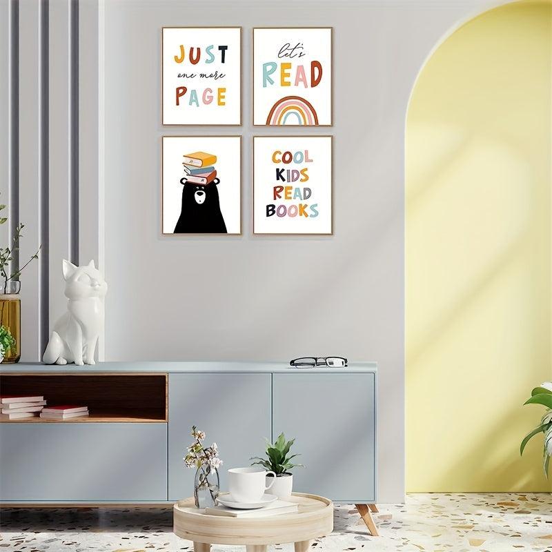 4 Bear Reader Artwork Students - Brighten Your Classroom!