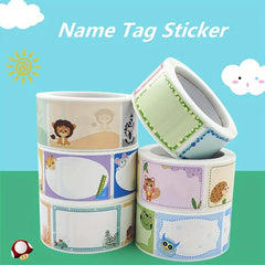 250pcs Bottle Name Tag Stickers Self Laminating Waterproof Kids Labels