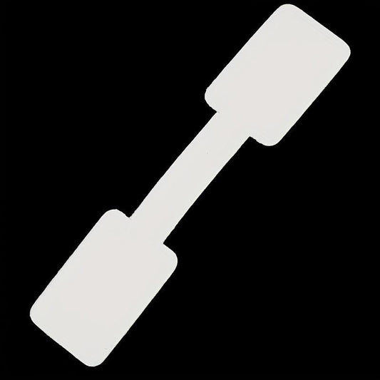 50-100pcs Blank Tag Necklace Ring Jewelry Coated Paper Sticker Tag