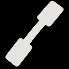 50-100pcs Blank Tag Necklace Ring Jewelry Coated Paper Sticker Tag