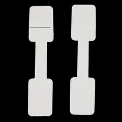 50-100pcs Blank Tag Necklace Ring Jewelry Coated Paper Sticker Tag