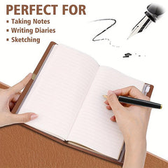 Retirement Journal Gift Leather Travel Notebook