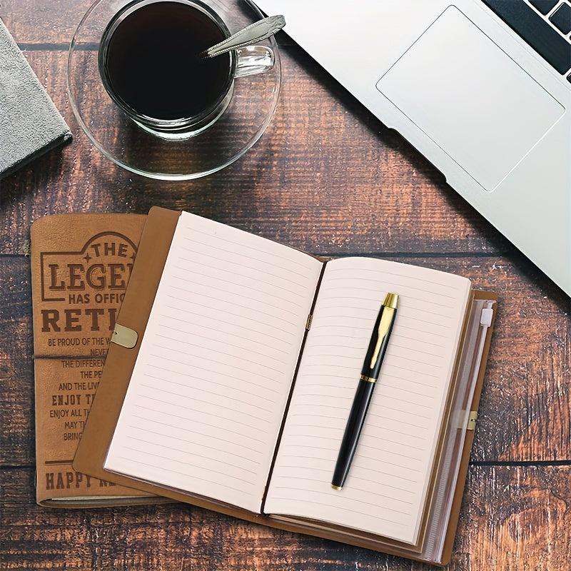 Retirement Journal Gift Leather Travel Notebook