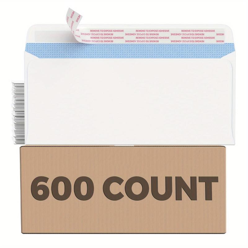 Grapro Envelopes with Sticky for Privacy & Business, Peel and Seal