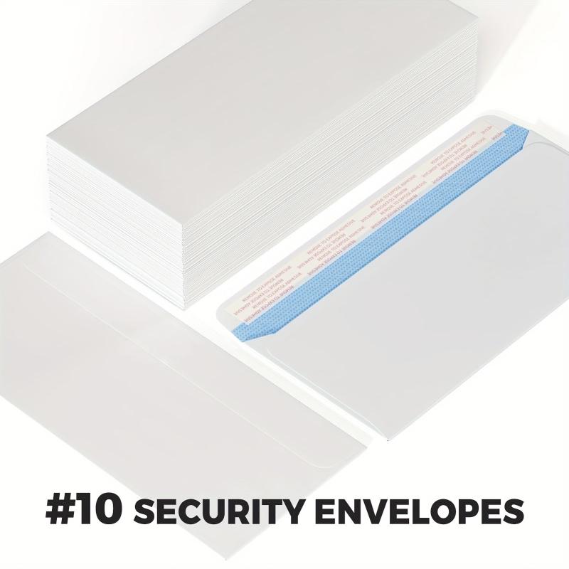 Grapro Envelopes with Sticky for Privacy & Business, Peel and Seal