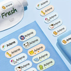 Embroidered Student Name Stickers for Personalized Clothing