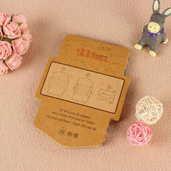 45 Retro Envelope Shaped Sticky Notes with Thank You Cards