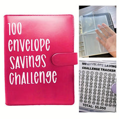 100 Envelope Challenge Binder Budget Planner